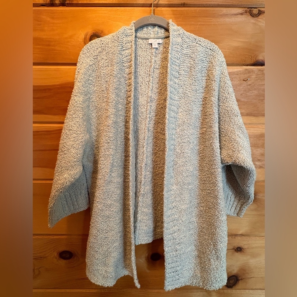 J Jill Open Front Cardigan Sweater pastel
Blue size S
